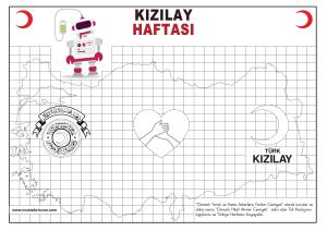 Kızılay Haftası Piksel Kodlama ve Boyama Etkinlikleri