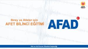 AFAD Afet Bilinci Eğitimi Slayt