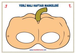 Sebze ve Meyveli Yerli Malı Maskeleri