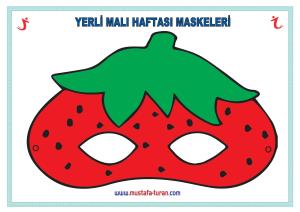 Sebze ve Meyveli Yerli Malı Maskeleri