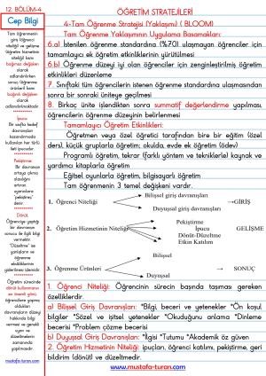 12. Bölüm Öğretim Stratejileri 