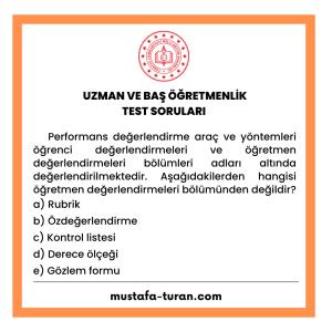 Specialist and Head Teacher Test Questions 2. Module 3. Test