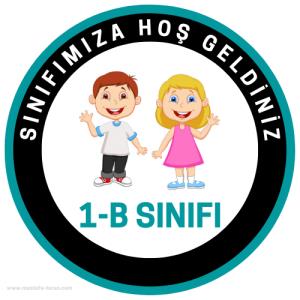 1-B Sınıfı ( Sticker)