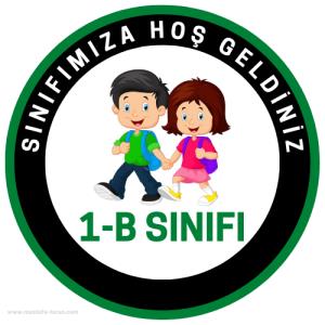 1-B Sınıfı ( Sticker)