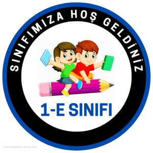 1-E Sınıfı ( Sticker)