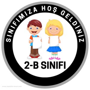 2-B Sınıfı ( Sticker)