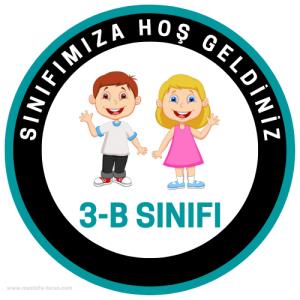 3-B Sınıfı ( Sticker)