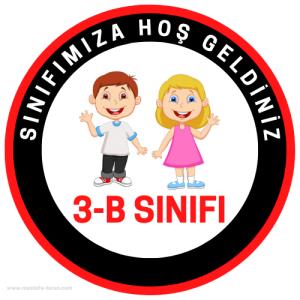 3-B Sınıfı ( Sticker)