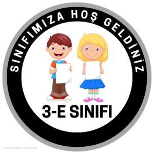 3-E Sınıfı ( Sticker)