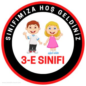 3-E Sınıfı ( Sticker)