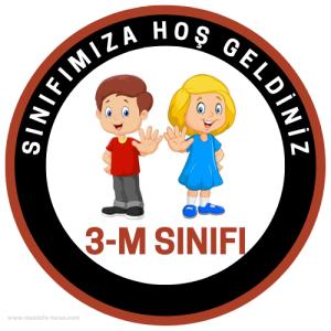 3-M Sınıfı ( Sticker)