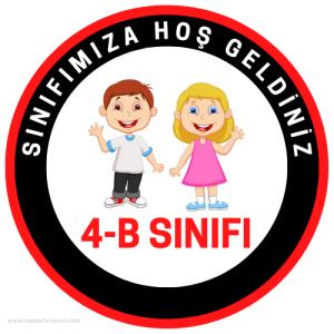 4-B Sınıfı ( Sticker)